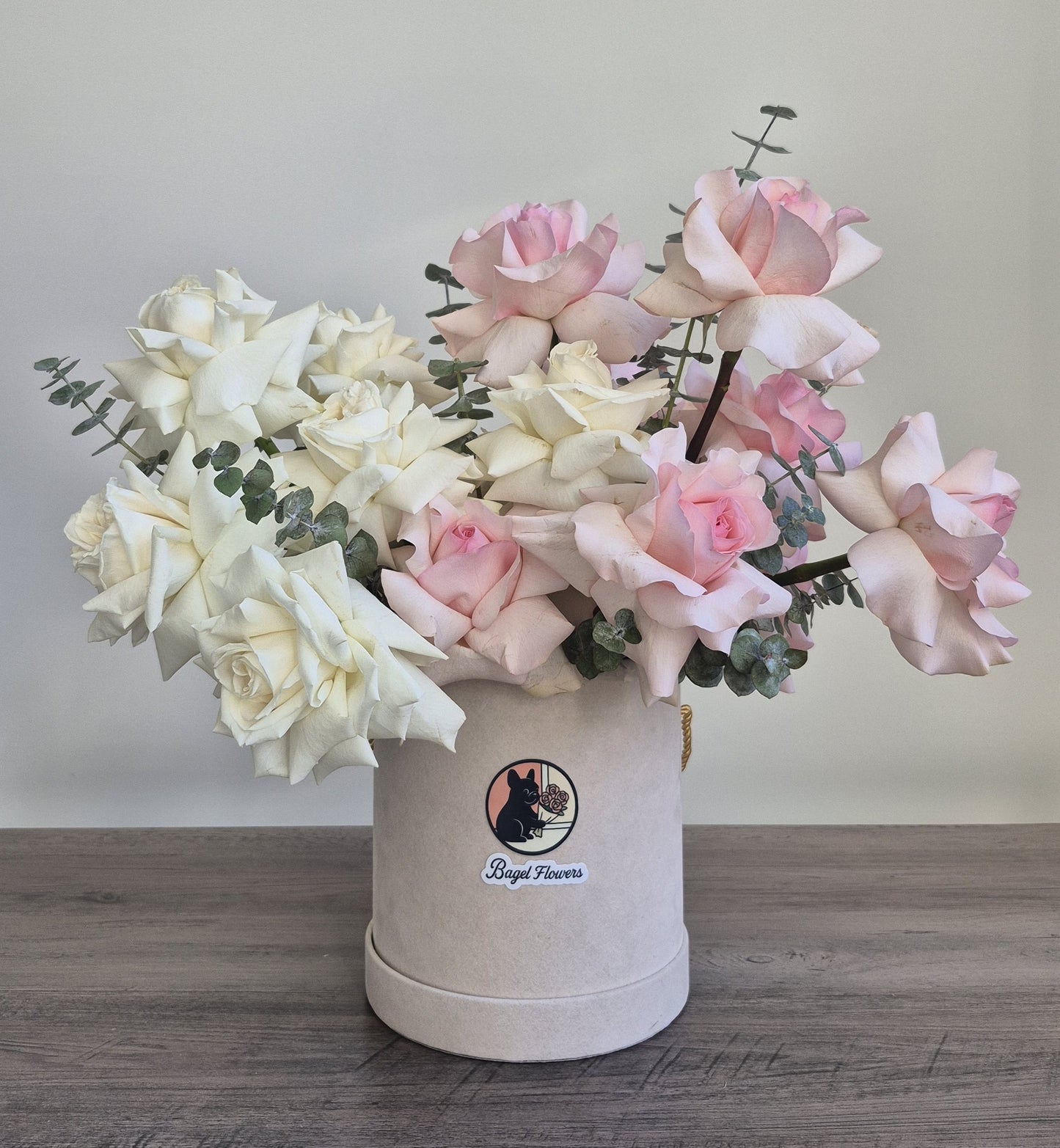 Basket "Rustic Reverie" French Roses