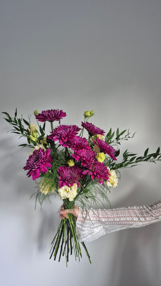 Bouquet "Forest Melody" Chrysanthemum, Freesia