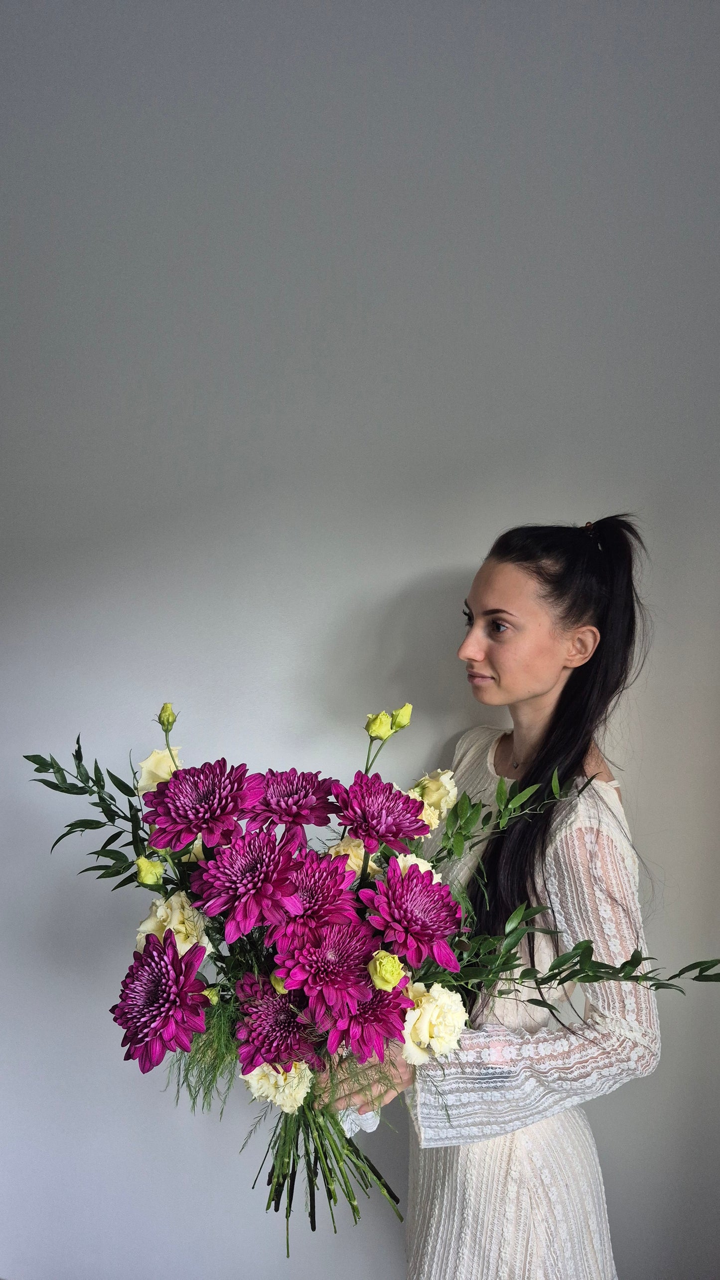 Bouquet "Forest Melody" Chrysanthemum, Freesia