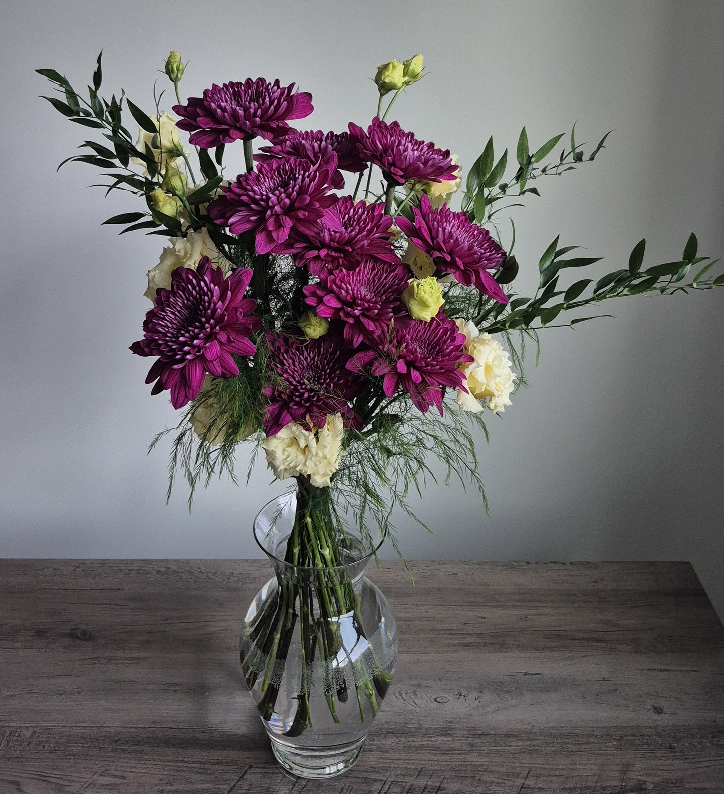 Bouquet "Forest Melody" Chrysanthemum, Freesia