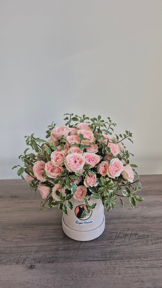Basket "Garden Nest" Spray Roses