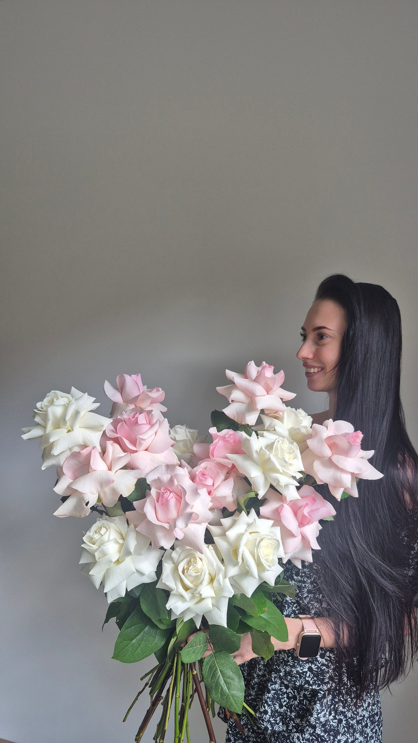 Bouquet "Twisted Elegance" French Roses