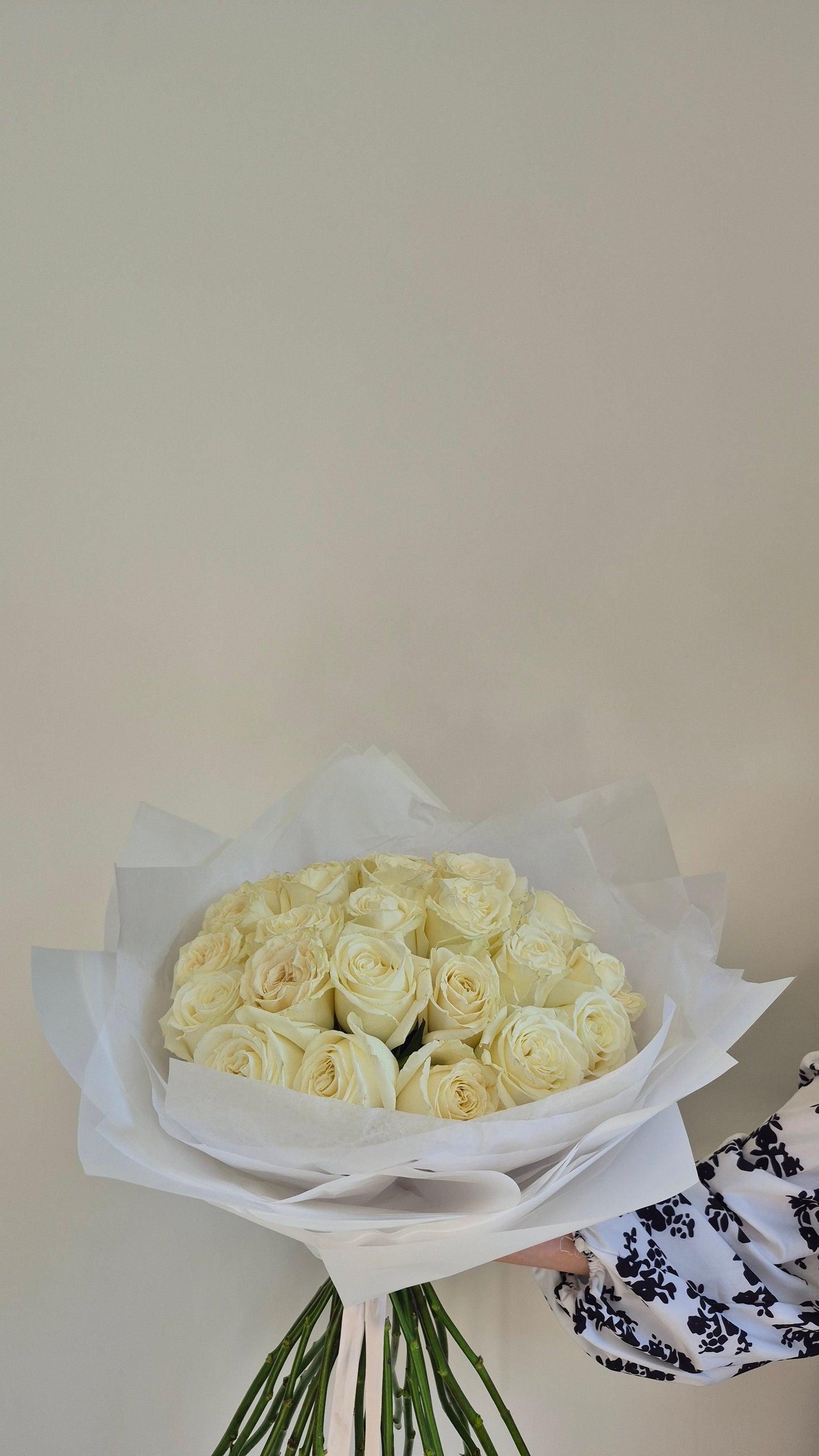 Bouquet "Pure Elegance" White Roses