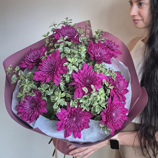 Bouquet "Garden Mum" Chrysanthemum