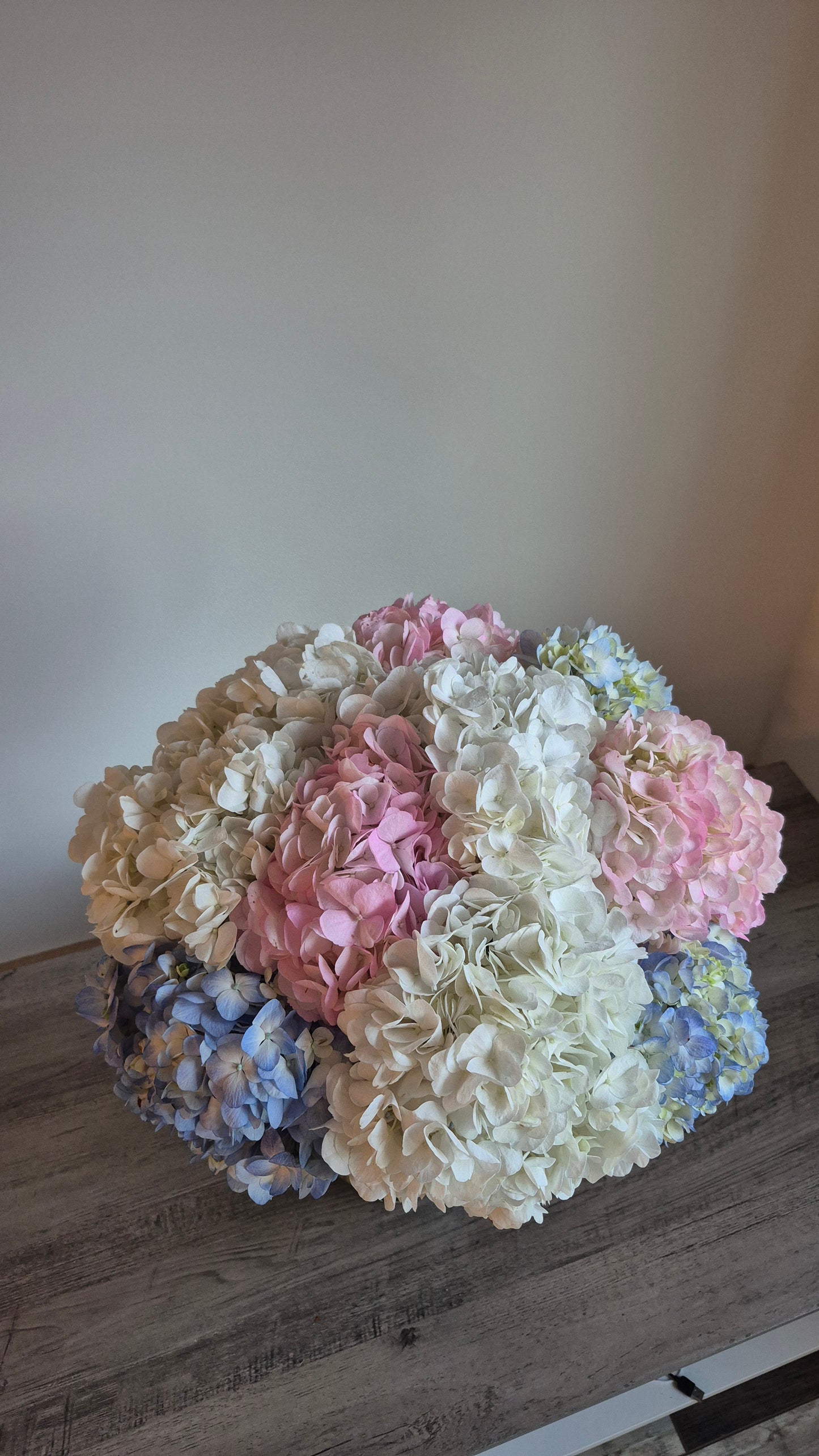 Bouquet "Cotton Sky" Hydrangeas