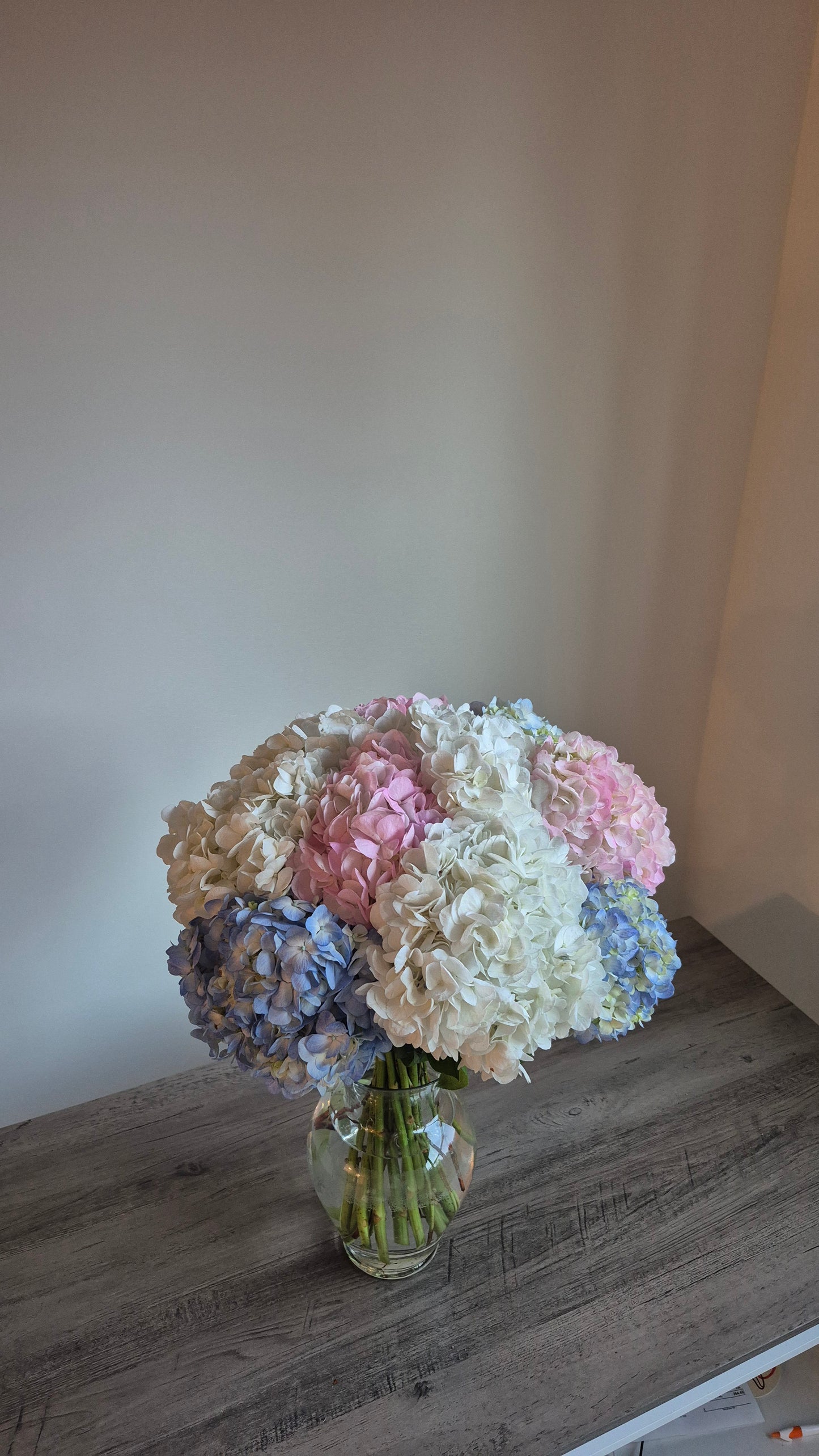 Bouquet "Cotton Sky" Hydrangeas
