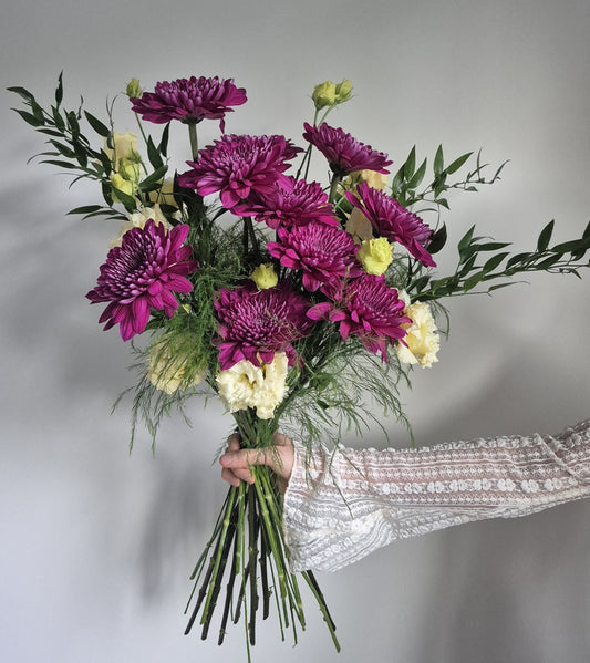 Bouquet "Forest Melody" Chrysanthemum, Freesia