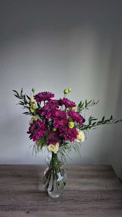 Bouquet "Forest Melody" Chrysanthemum, Freesia