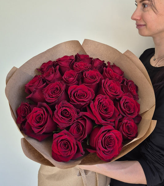 Bouquet "Scarlet Flame" Red Roses