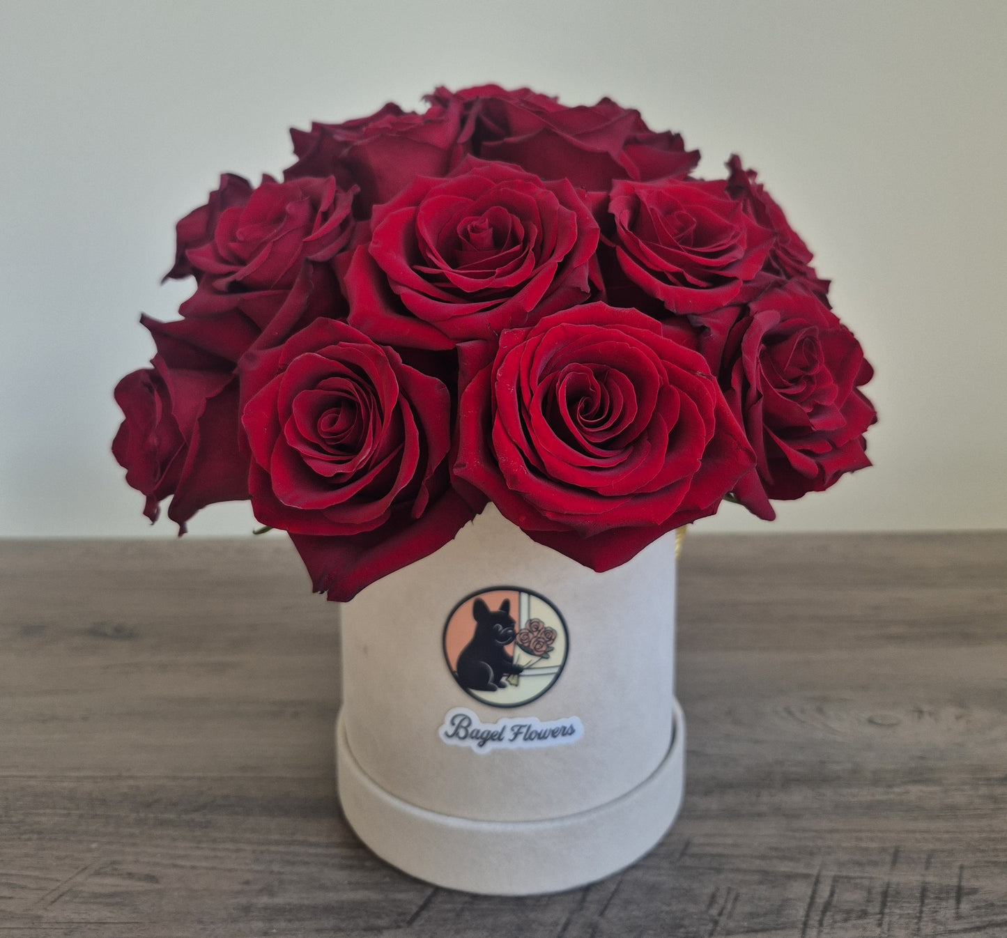 Basket "Love Capsule" Red Roses