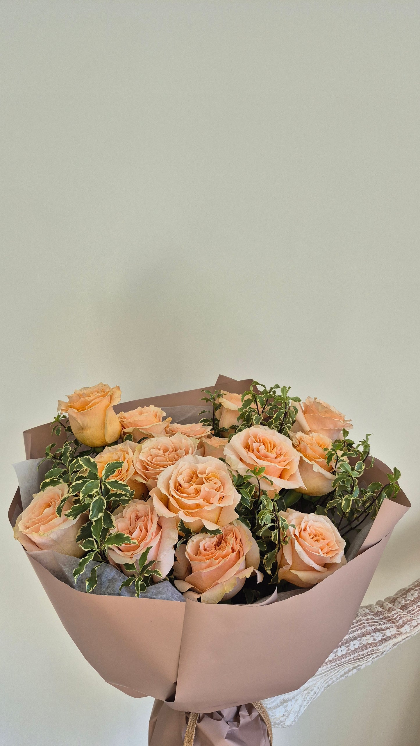 Bouquet "Princess&Leaf" Roses