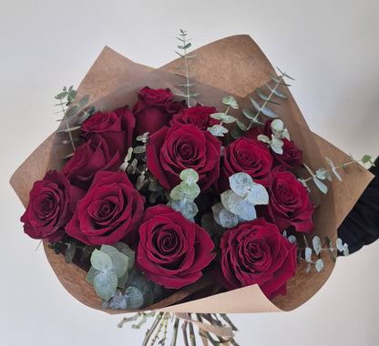 Bouquet "Red Forest" Red Roses