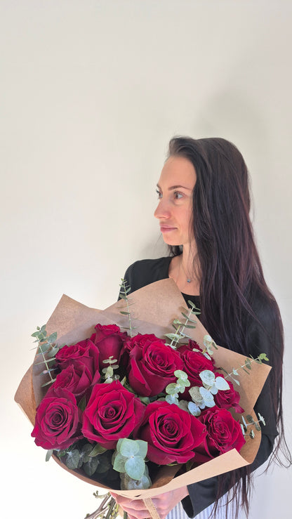 Bouquet "Red Forest" Red Roses