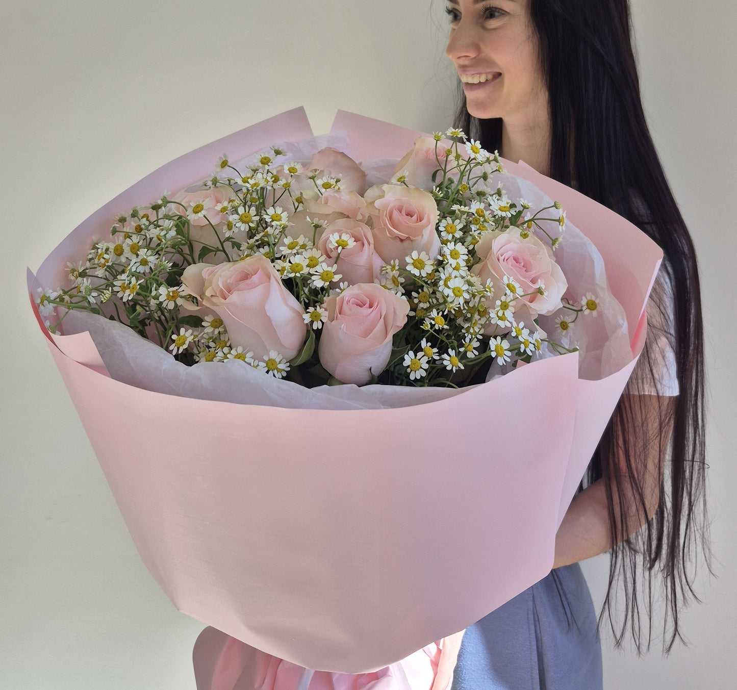 Bouquet "Rosy Field" Roses