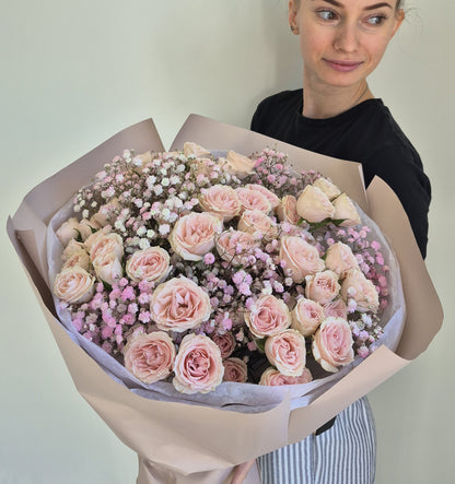 Bouquet "Bubble Gum" Spray Roses